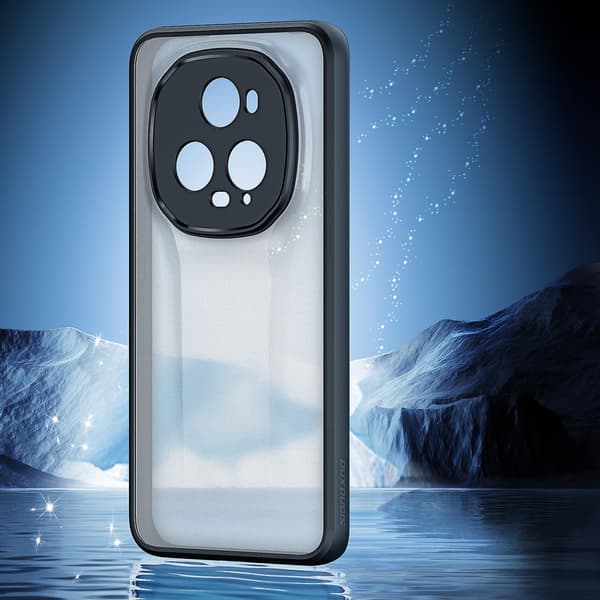 Støtsikkert telefondeksel for Honor Magic 5, 5 Pro, svart Magic 5 Pro