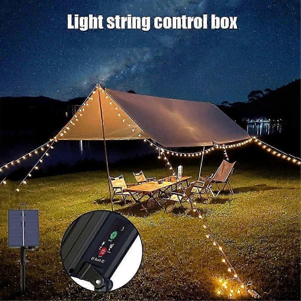 1200mAh Solpanel Kontrolboks Sæt Lithium Batteri Panel til 3.7V 24V LED String Strip Lampe DC Opladning Black
