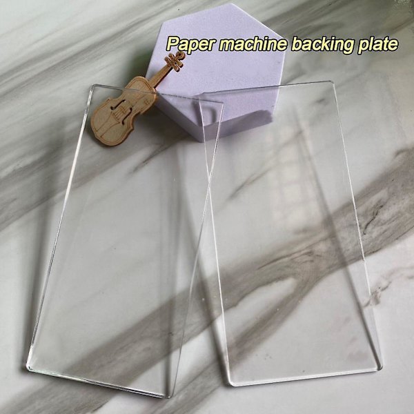 Bærbar manuell stanse- og pregemaskin Plate 7,8 * 15 cm Papirmaskin Bakplate