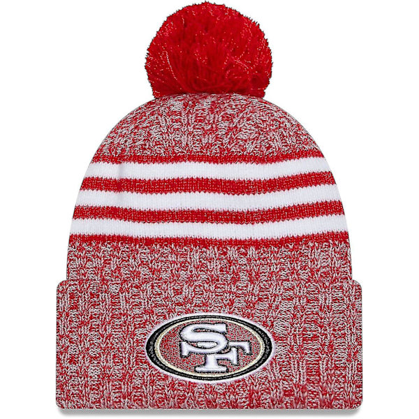 NFL Sideline Sport Strikket Lue Amerikansk Fotball 2023/2024 Vinterlue Med Pompom En Størrelse Alle Lag SportKnit to Falcon-Black31939