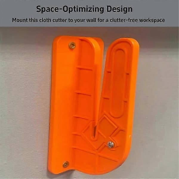 Väggmonterad tras-skärverktyg, 2-pack BlackOrange