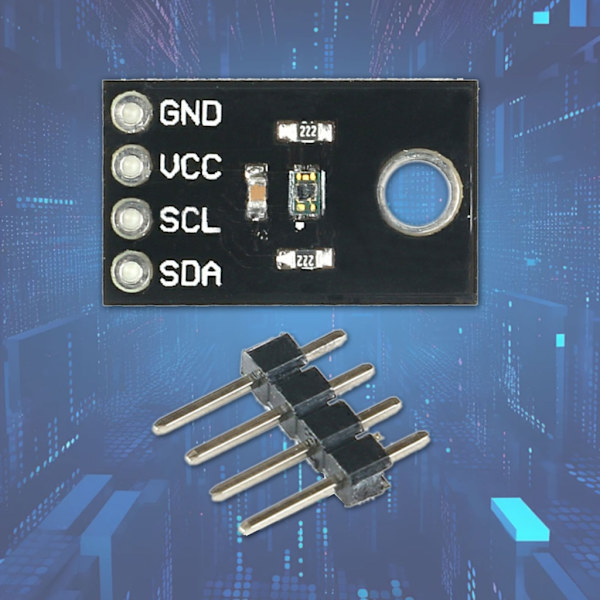 Avancerad ljussensor 6075-modul för dator-DIY-projekt, PCB-konstruktion