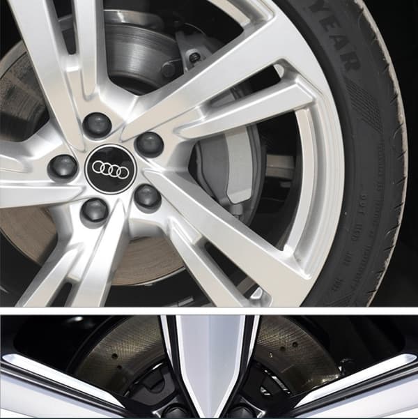 Passer til Audi navkapsel standard 60MM navkapsel (4 stk) (Aske)