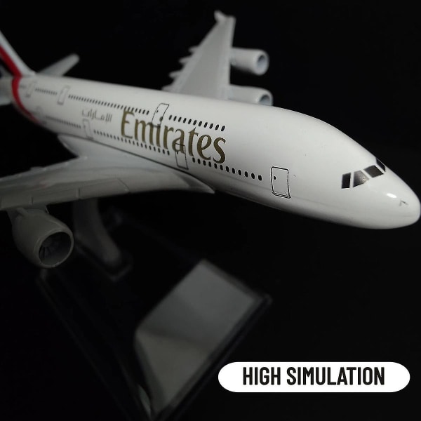 Skala 1:400 Metallflygplansmodell Emirates Airlines A380 B777 Diecast Modell Flygplan Samlarföremål Leksaker För Pojkar 16. MALAYSIA A380