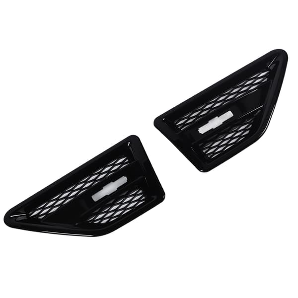 Freelander 2 LR2 Glans Sort Sideudluftningsgitter Trim Grill Forreste Venstre Højre Mesh Erstatning