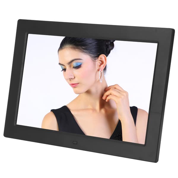 12-inch HD Digital Photo Frame 1280x800 Resolution Support MP3/MP4/Slideshow 100V-240V US Plug