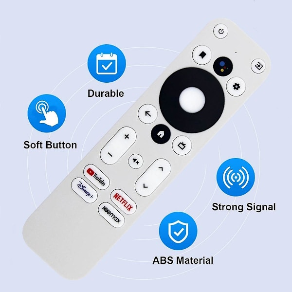 [LCS] Ersättningsfjärrkontroll för / KM2 för KM2 4K Certifierad Röst Android TV Box