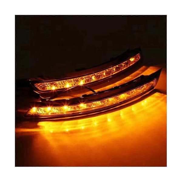 1Par for XC90 2007-2013 LED DRL Blinklys Kjørelys Tåkelys Silver