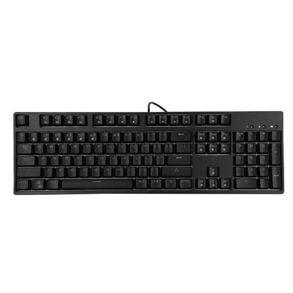 M-8 104 Keys Rainbow Backlit Mechanical Wired Computer Keyboard Gaming Office 0.1