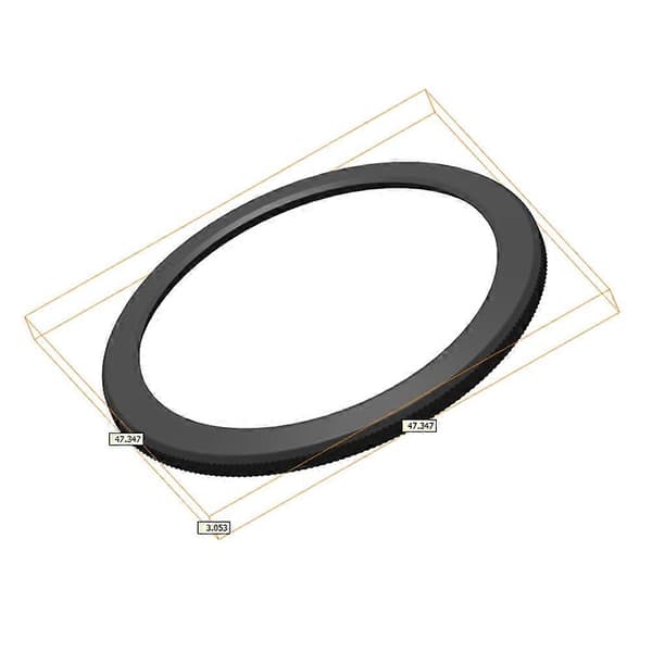 Til Xiaomi Watch S4 S3 PC Ur Bezel Slankt Design Smartwatch Ringramme - Multicolor Black