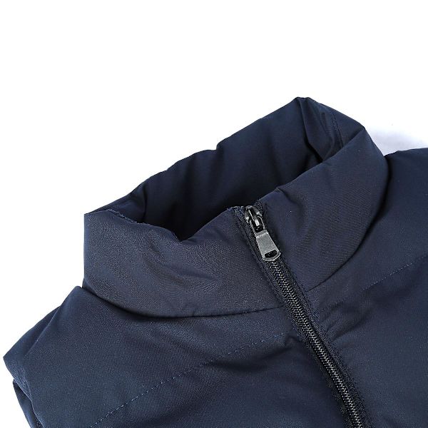 Seeunique Herre Lett Pakkbar Dunjakke Veste Ermeløs Quiltet Jakke Frakk Dark Blue XL
