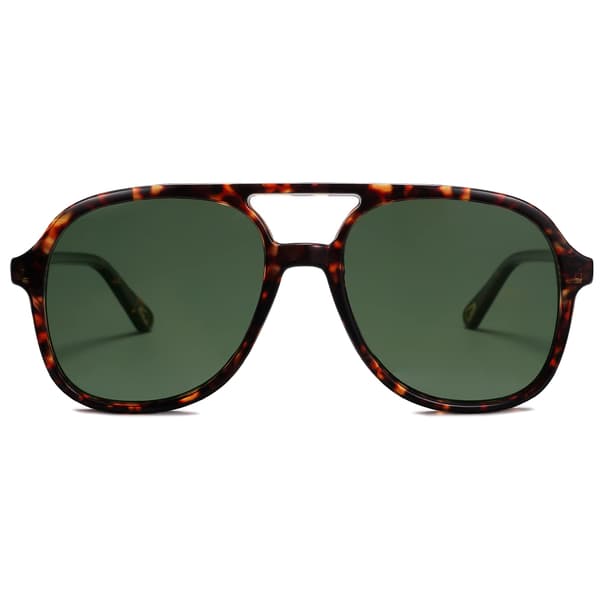 Retro Kvadratiske Polariserte Aviator Solbriller Dame Herre 7
