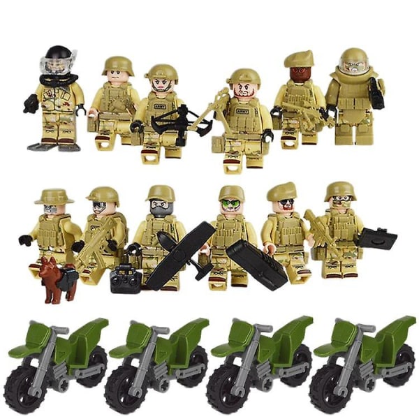 Swat militærbyggeklodser Legetøj Minifigursæt Set 7