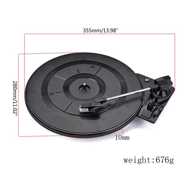 Vinyl LP Turntable Record Player 28 cm Movement Small Turntable Movement