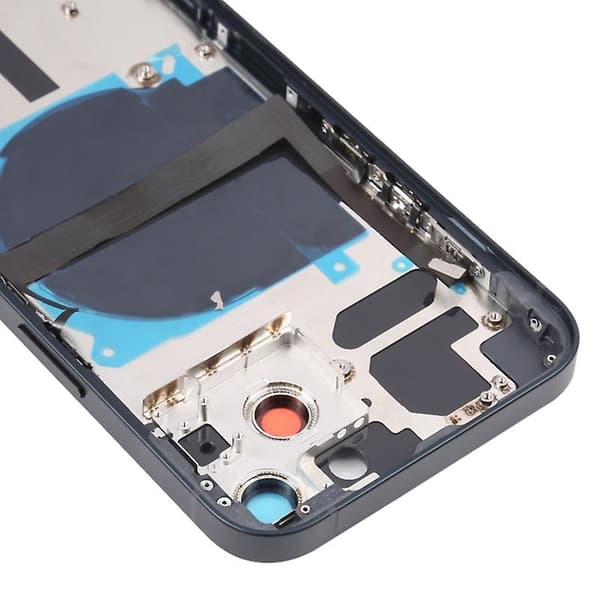 Til iPhone 13 6,1 tommer bagcover reparationssæt (med sideknapper+kortbakke+strøm+lydstyrke flexkabel)