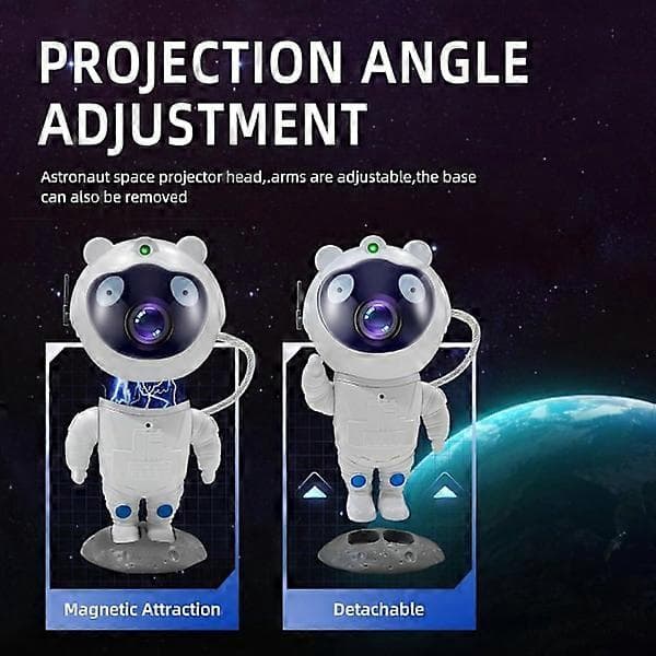 Night Light - Star Projector with LED Lamp - Astronaut