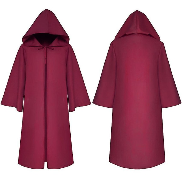 Plague Doctor Reaper Barnkostym Karneval Halloween Kostym För Barn Svarta Döden Kostym Plague Doctor Mask Steam Punk Mask XXXL Red Suit