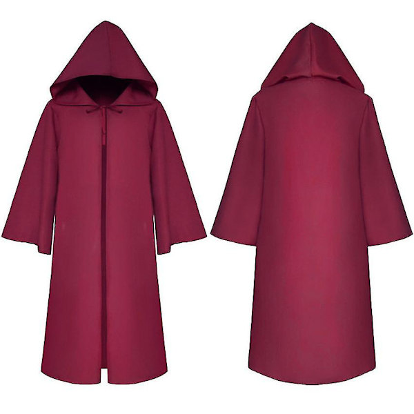 Plague Doctor Reaper Lasten Cosplay Karnevaali Halloween-asu Lapsille Musta Kuolema Asu Plague Doctor Mask Steam Punk Mask XL Red Suit