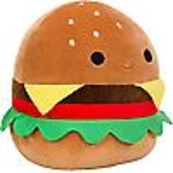 Stor 16\" Cheeseburger - Plys - Blød fyldt bamse - Perfekt gave til børn