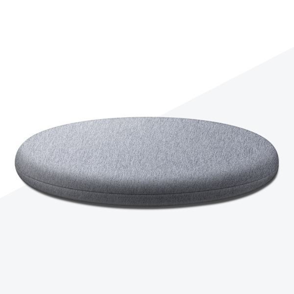 Enkel Sittdyna Rund Bekväm Mjuk Stolmatta För Hem Och Kontor Ljusgrå Light Grey 40cm