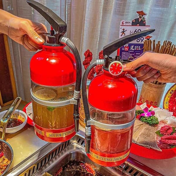 Brandsläckarformad öldispenser, spritdispenser, 100% ny