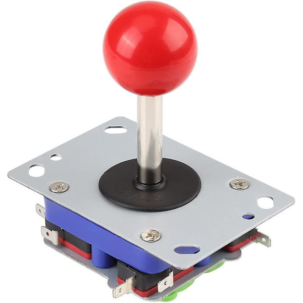1-pelaajan pelikonsolin ohjainpaketti, jossa on arcade-painikkeita ja joystick, 2/4/8-suuntainen peliohjaimen pallo