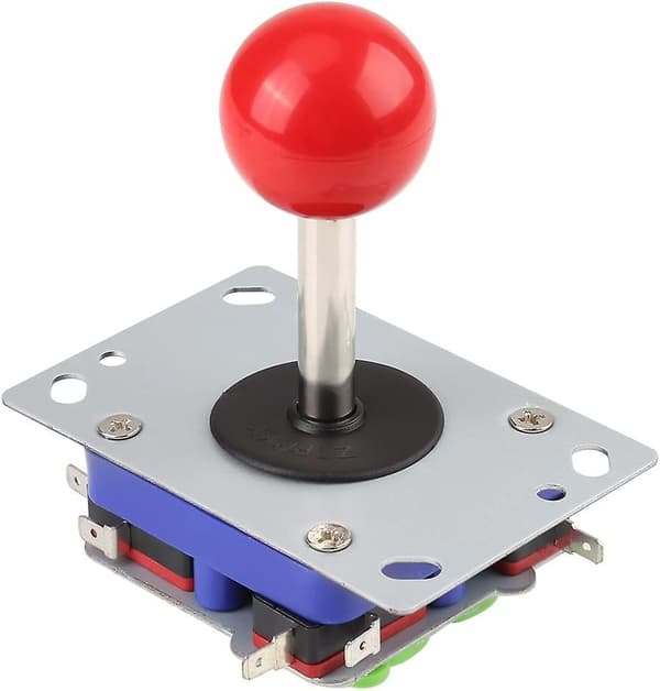 1-spiller Arkadeknapper og Joystick DIY Controller Kit, 2/4/8 Vejs Spil Joystick Kugle