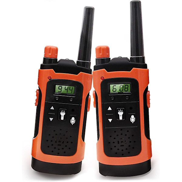 Vinterkampanj, Walkie-Talkie för Barn Pojkar och Flickor 3-12 år, 3 Mil Lång Räckvidd 22-kanals Walkie-