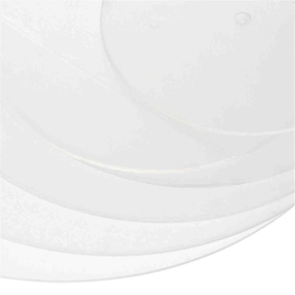 3/4/5/6-trinns kakefat Transparent glass displaystativ dekorasjonsverktøy 5 Layers