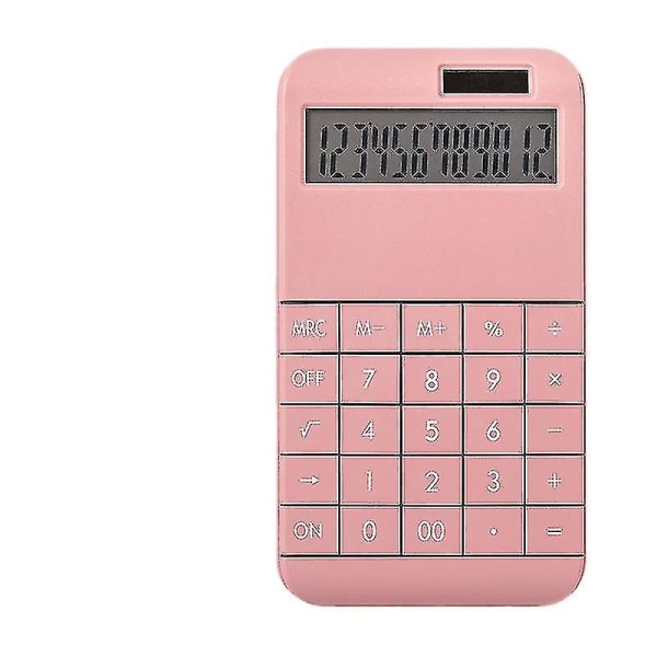 Solar-powered Computer, Multi-function Big Screen Big Button Office Supplies Student Exam Portable Calculator