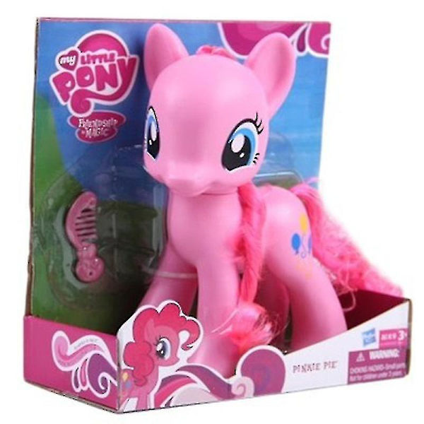 Ny 22cm My Little Pony Friendship Is Magic Prinsessa Celestia Cadance Luna Actionfigur Docka Julgåva Leksak För Barn Gåvor-n-yvan PinkiePie with box