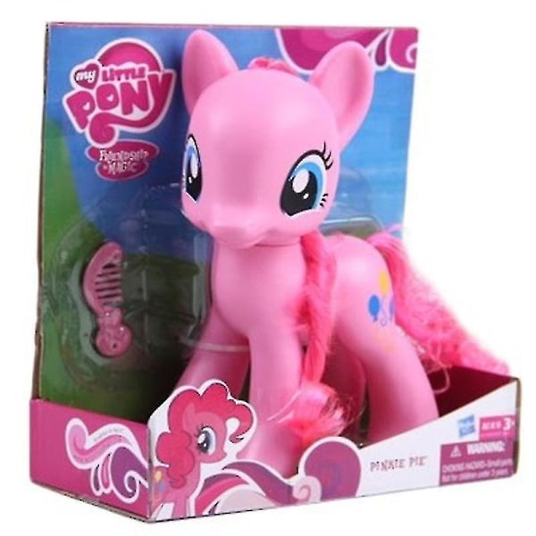 Ny 22cm My Little Pony Friendship Is Magic Prinsesse Celestia Cadance Luna Actionfigur Dukke Julegave Leke For Barn Gaver-n-yvan PinkiePie with box