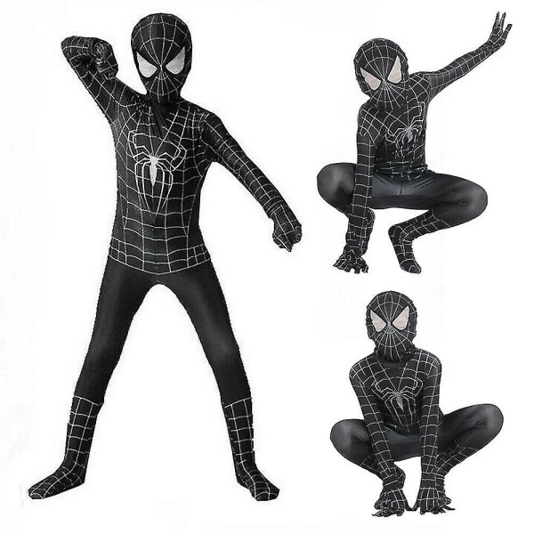 Black Spiderman Costume Kids