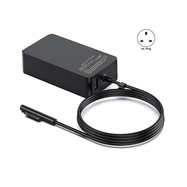 65W 15V 4A strøm bærbar adapteroplader til Pro 7 6 5 4 3 bærbar opladeradapterstik Black