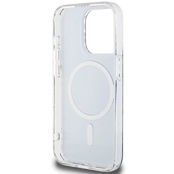 Guess IML GCube MagSafe-deksel til iPhone 15 Pro - svart