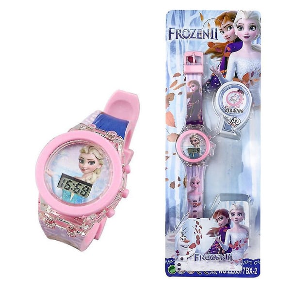 Wrist Watch Cartoon Flash Spiderman Frozen Elsa Watches With Adjustable Strap Gifts For Kids