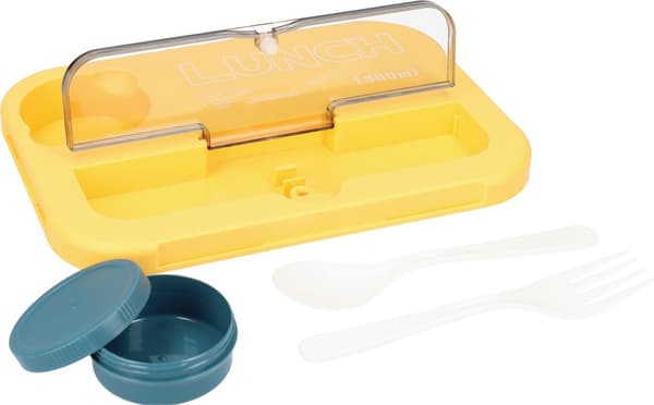 Beautiful Lunch Box 1550ml Stackable Bento Box Navy Blue With Cutlery BPA Free Lunch Box Microwave Safe Leak Proof & Durable For Work Blue