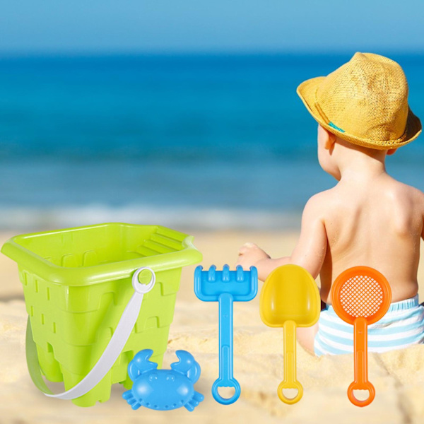 1 Sæt Sandgraveværktøj Robust Glat Overflade Plastik Børns Strand Sand Legetøj Til Sommer Jiyuge C