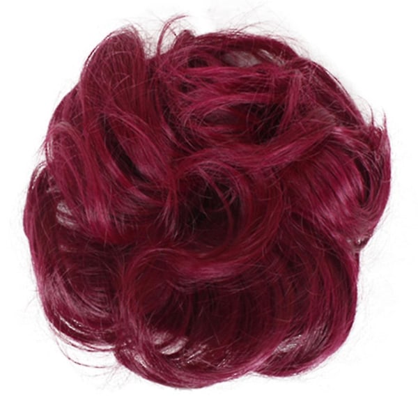 Lätt att bära Snygga hårscrunchies Naturligt rörigt lockigt hårförlängning Raoliang 26