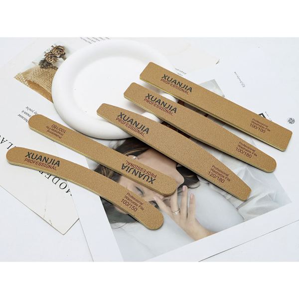 5 dubbelsidiga nagelfilar - 100/180 - Nagelfilar