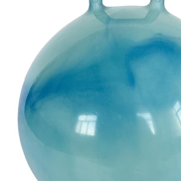 Hoppebold med håndtag til drenge piger træningsbold oppustelig hoppebold Blue 55cmx55cm