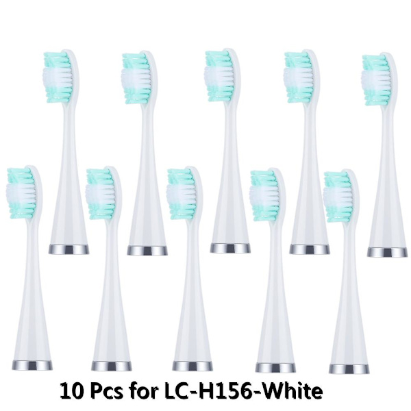 10/8 st/set Ersättningshuvuden för tandborste Kompatibla med Lc-h156/m07 Elektrisk tandborste Munstycke Ersättningshuvuden Smart Borsthuvud Grossist 10PCS LC-H156