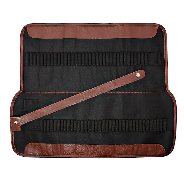 Blyantsholder, 72 Assorterede Farvede Blyanter Organizer, Rulbar Vaskbar Canvas Blyanttaske Til Skole