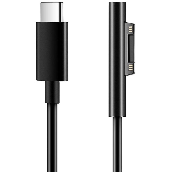Ladingkabel for Surface til USB-C for Surface Pro 3/4/5/6/7, Surface Laptop 3/2/1, Surface Go