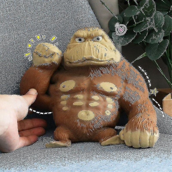 Big Giant Spongy Squishy Fidget Monkey Antistress Legetøj Blød Sjov Gave Børnelegetøj Latex Gorilla Figurlegetøj
