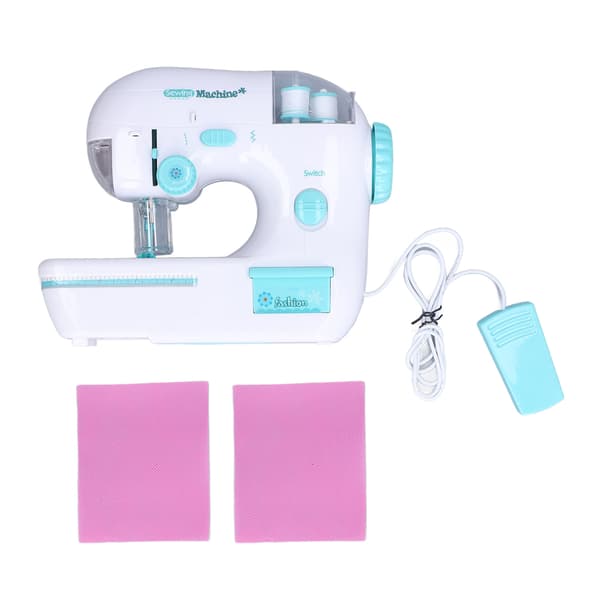 Electric Toy Sewing Machine for Children Over 3 Years Improves Creativity Practical Skills Compact Design