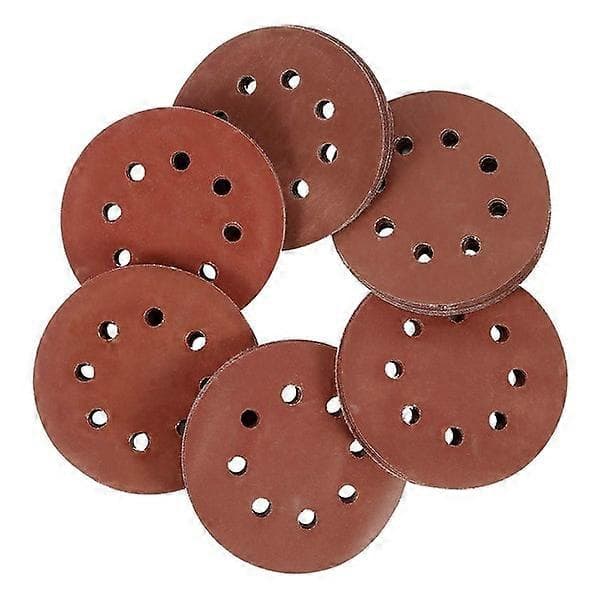 Rundt sandpapir til 125 mm polering