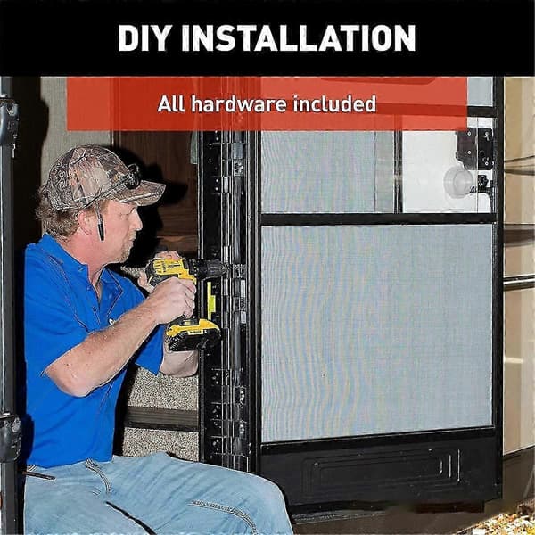 Friction Hinge Kit for RV Entry Door for 5th Wheel, Caravan and (2-Pack)