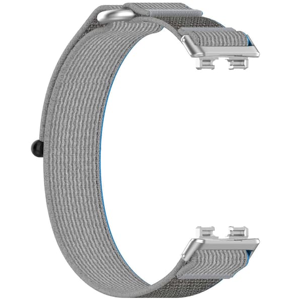 Nylon Sports Loop Urrem til Huawei Band 9 / Band 8 Blue  Grey