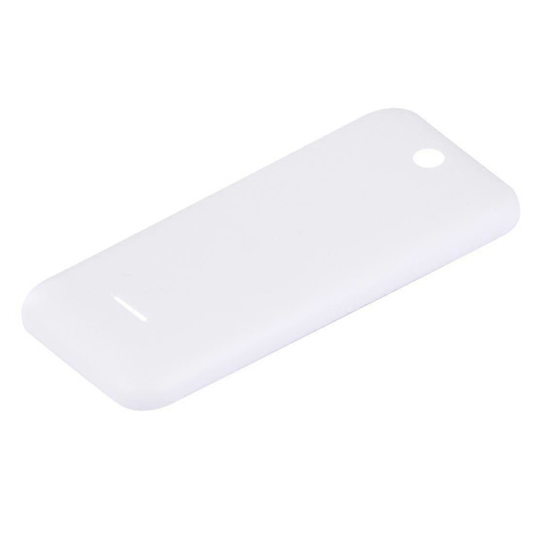 Solid Farge Plast Batterideksel for Nokia 225 White